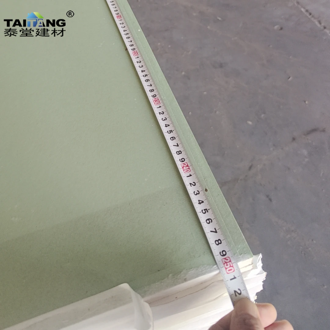 As/Nzs 2588:2018 Australian Water Resistant Gipsum Plaster Gypsum Gib Board 10MM 13MM Wall Panel 1200mmx2400mm
