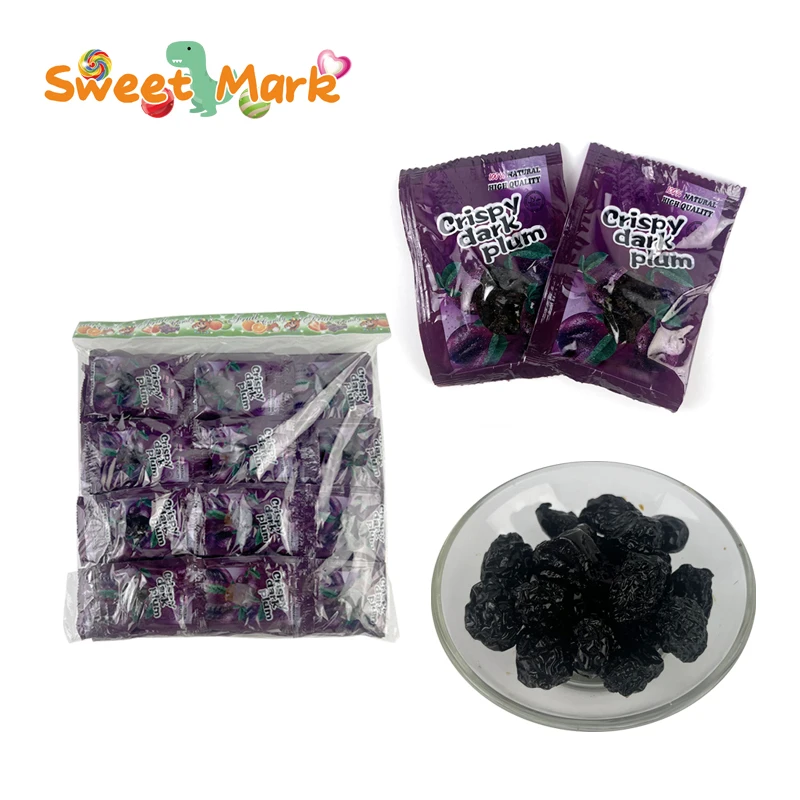 China Manufacturer 100% Natural High Quality Crispy Dark sour Plum