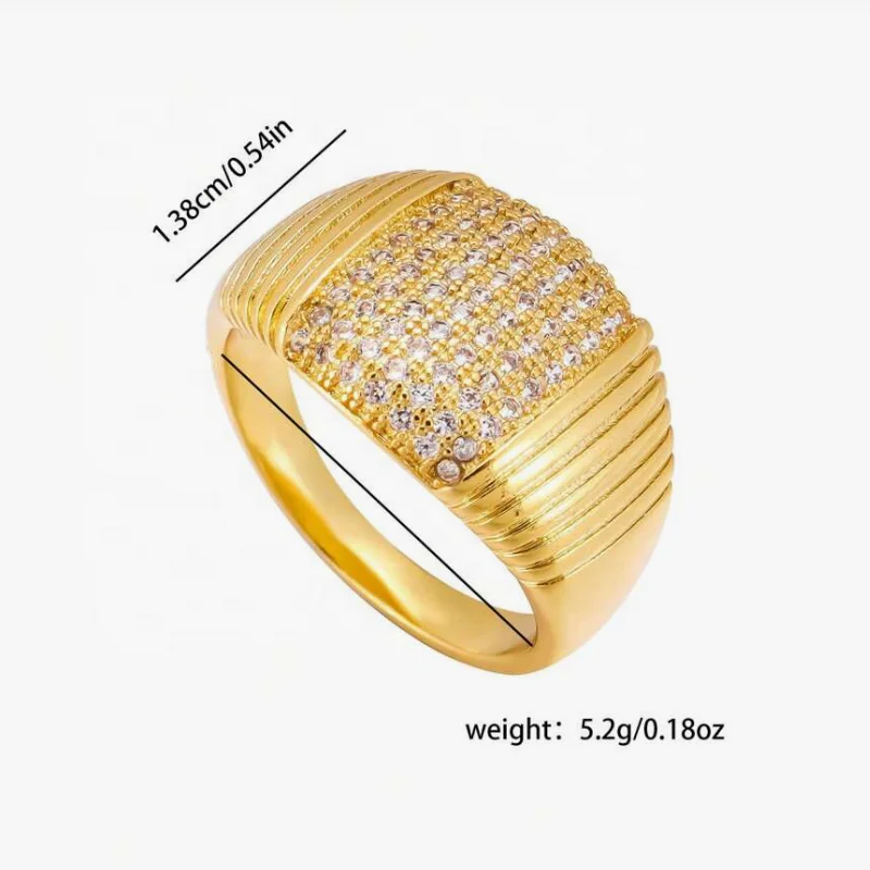 Europe And America Stainless Steel Jewelry Suitable For Women Engagement And Wedding Horizontal Semi-Set Oval Finger Loop Ring