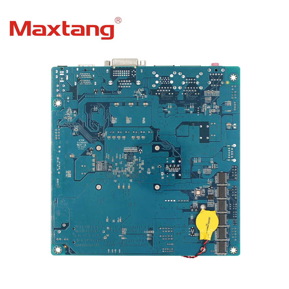 Maxtang Amd Quad Core Processor V1605B  based Mini ITX 2HDMI2.0 1DVI-D 1VGA DDR4 32GB four 4K displays single board