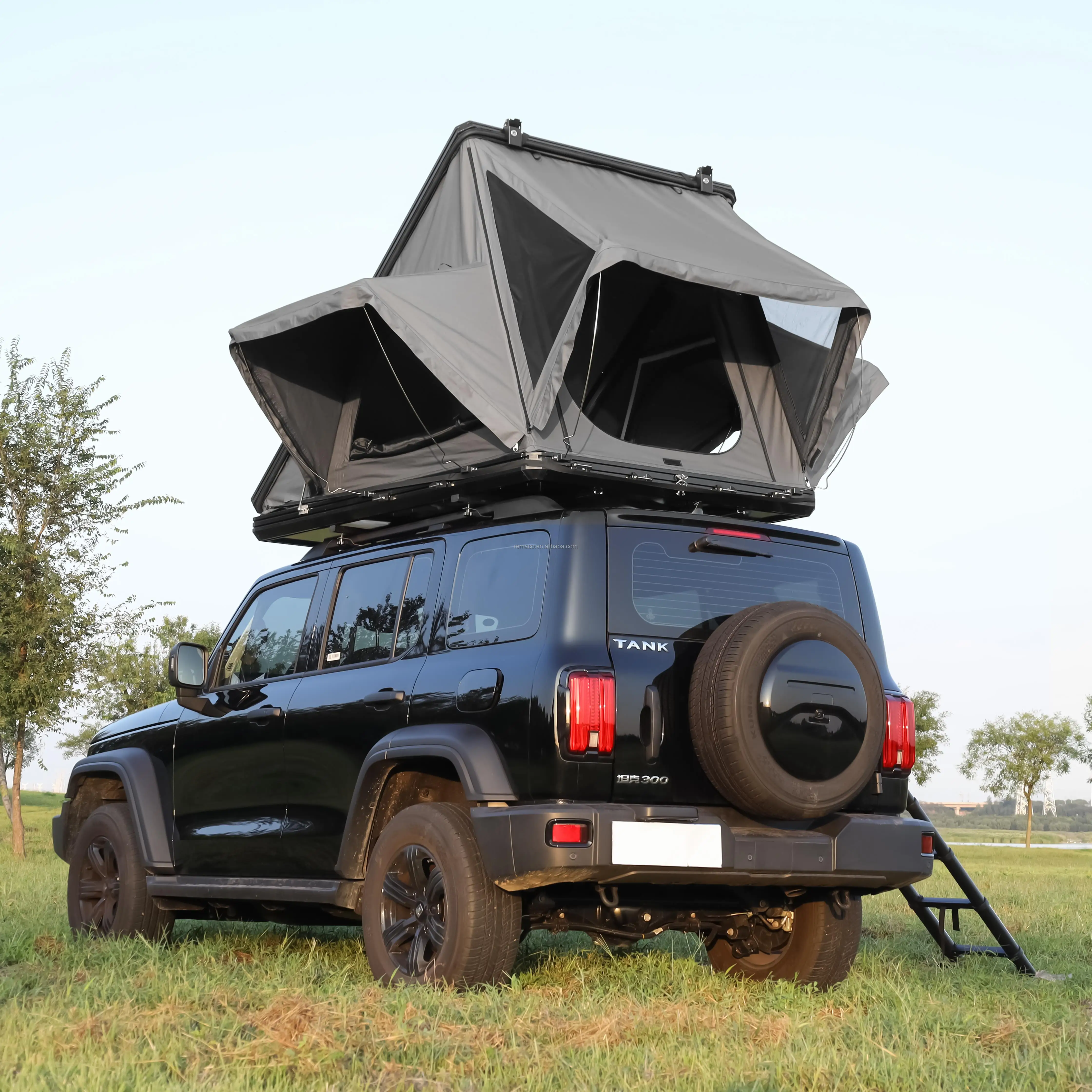 Всплывающая алюминиевая 4x4 треугольная палатка на крыше супер легкая