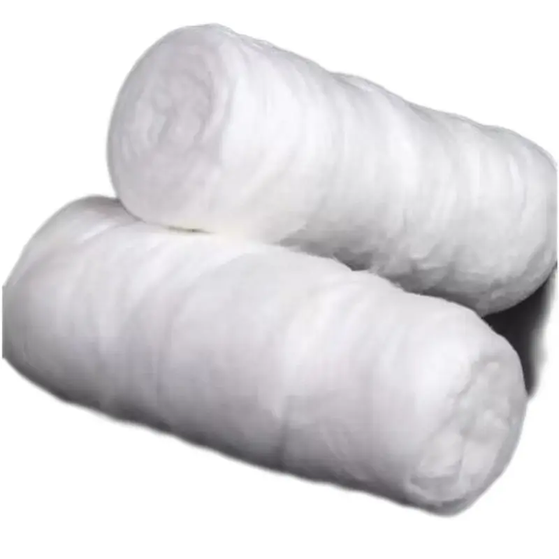 Customized Disposable Surgical Gauze Bandage Absorbent Cotton Wool Roll