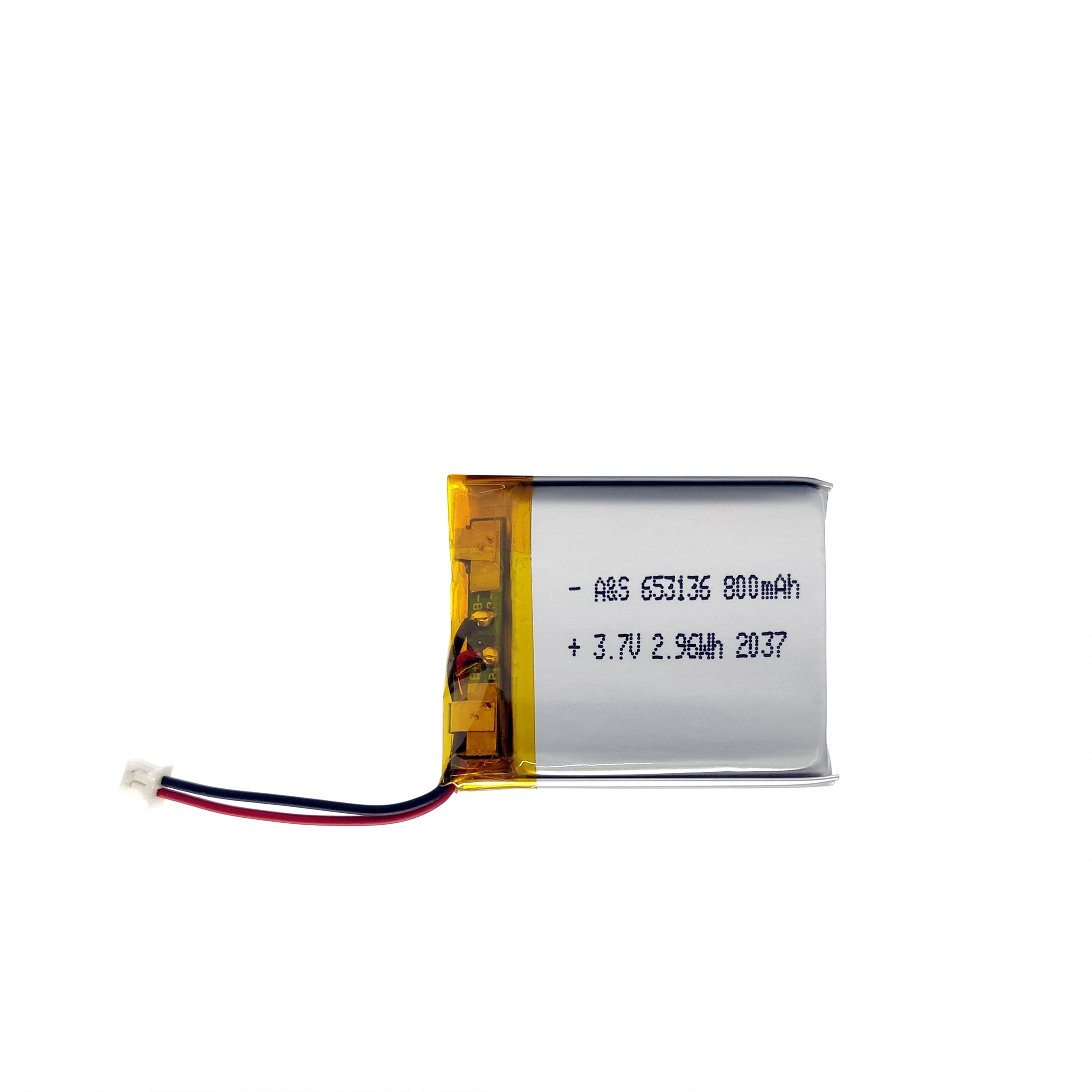653136 800mah 3.7v cheap lithium polymer ion lipo battery cells pack battery for smart watch