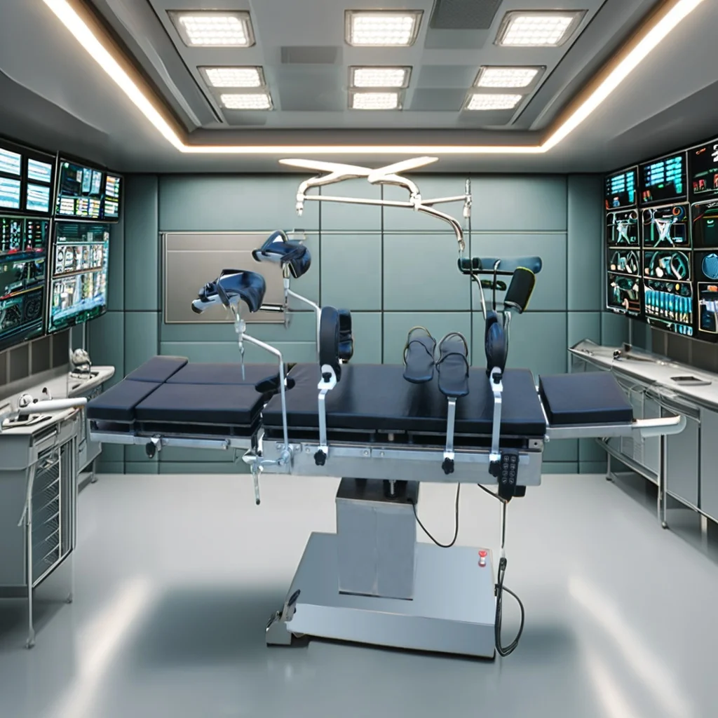 Popular Factory Direct Popular Intelligent  Smart  Electric Hospital  Multi functional   Medical Adjustable Operation Table