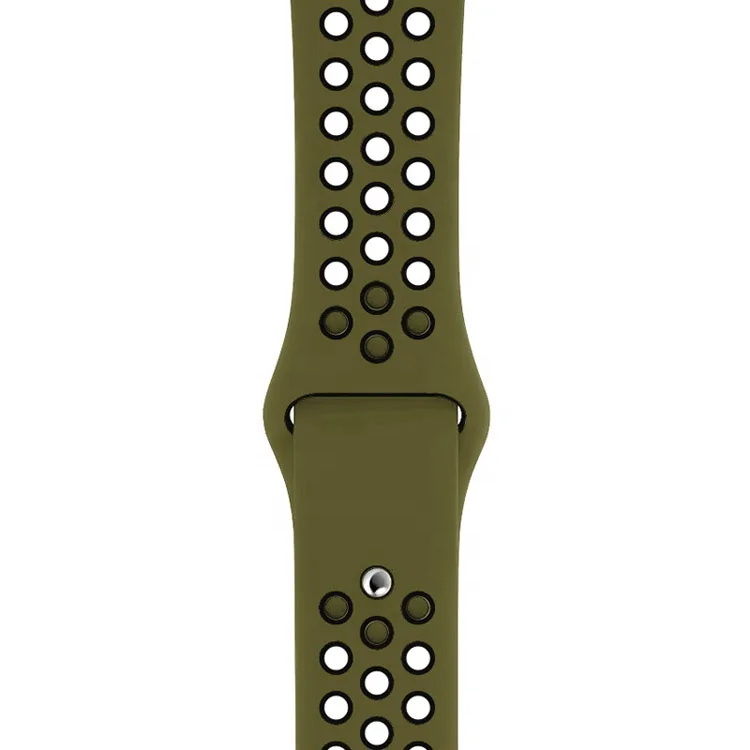Ремешок для часов Apple Watch 38 мм 42 40 44 спортивный ремешок силиконовый