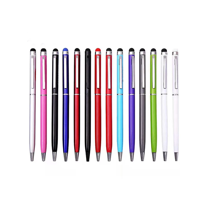 High Quality Customizable Logo Multi-color Functional  Metal Pen Touch Stylus Ballpoint Pen Cross Pen