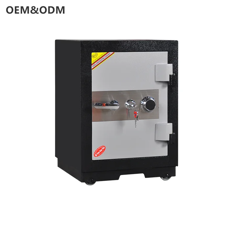 Wholesale Mechanical Safes Fireproof Safe Box 2 Key Lock for home Office Electronic Lock Fire Resistant Safe