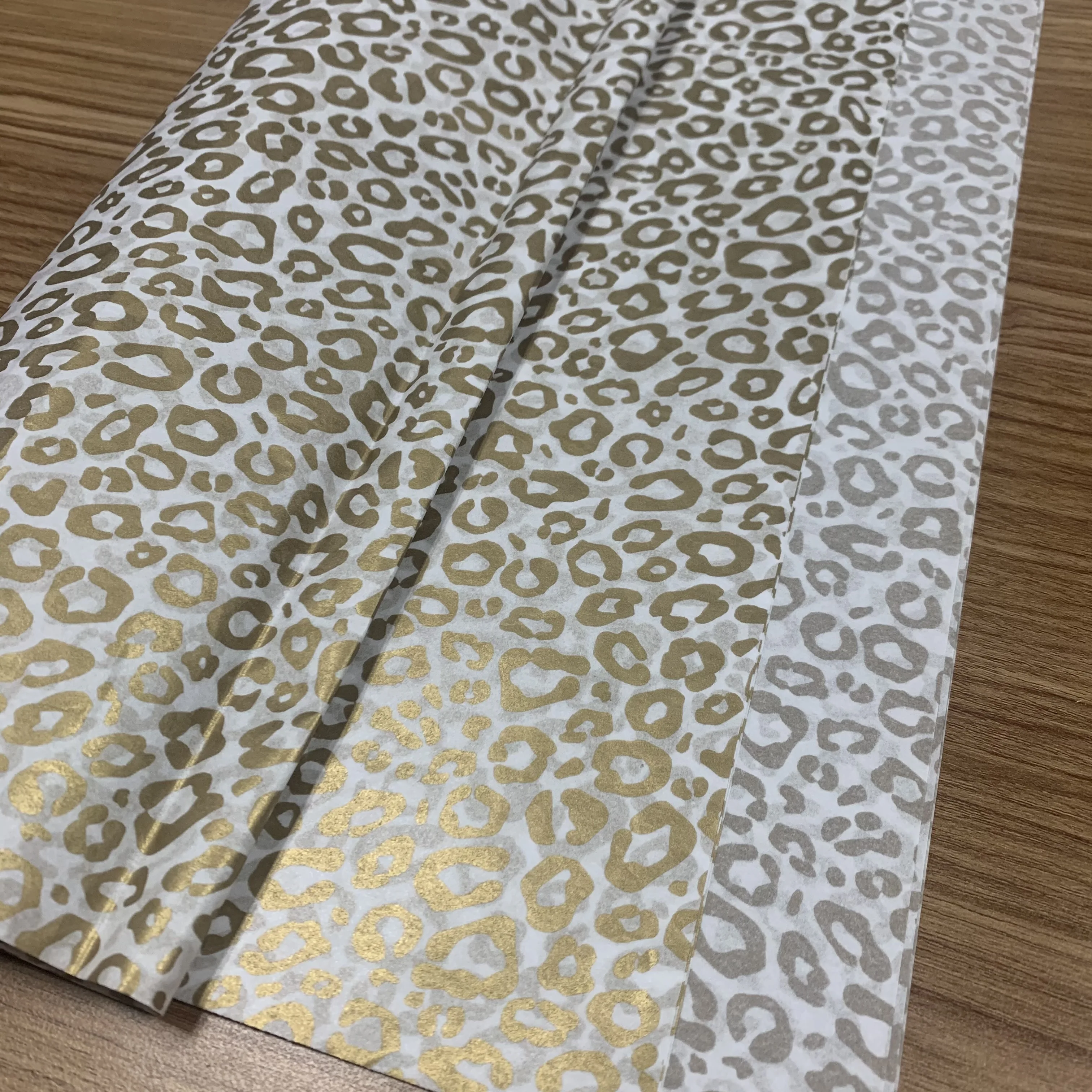 Леопардовый узор, 500*750 мм, Высококачественная упаковка для поделок, роскошная фирменная подарочная упаковка, 500 листов в упаковке