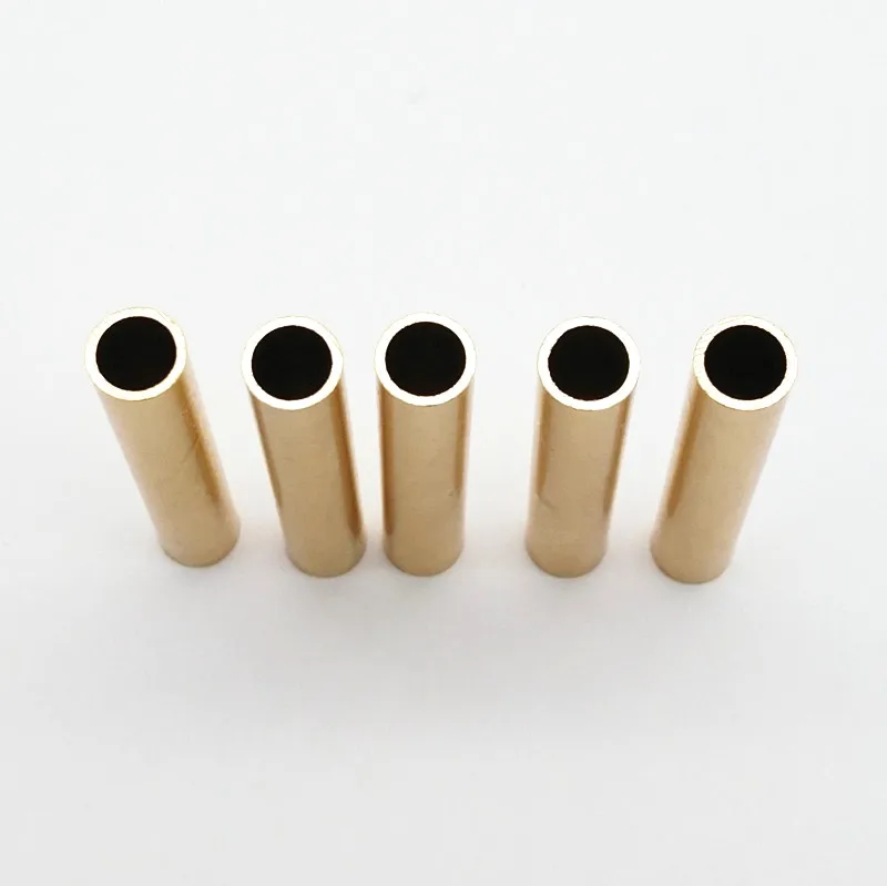 28mm Length brass tube for garment, small brass tube, hollow brass tube