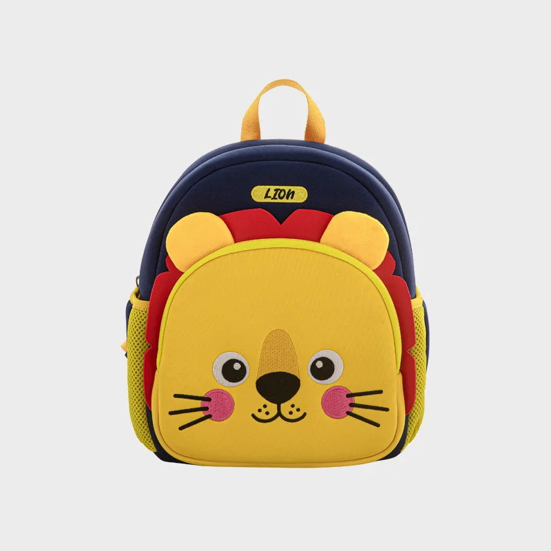 2024 High Quality Nylon Cartoon Backpack Waterproof and Colorful Neoprene Material Kids School Bag for Boys