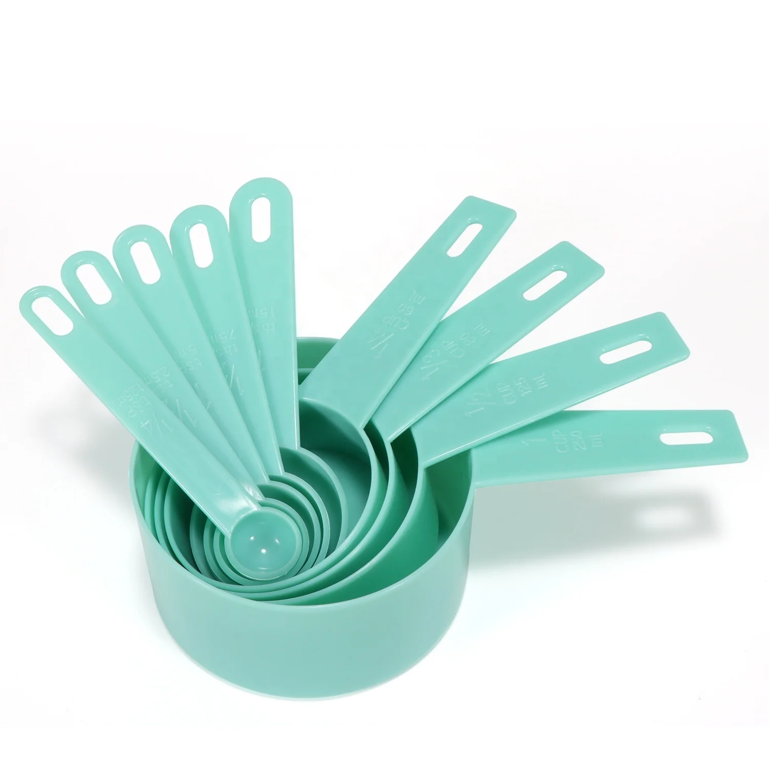 
Baking tool measuring spoons set of 9 kitchen measuring tools plastic measuring spoons measuring cups 