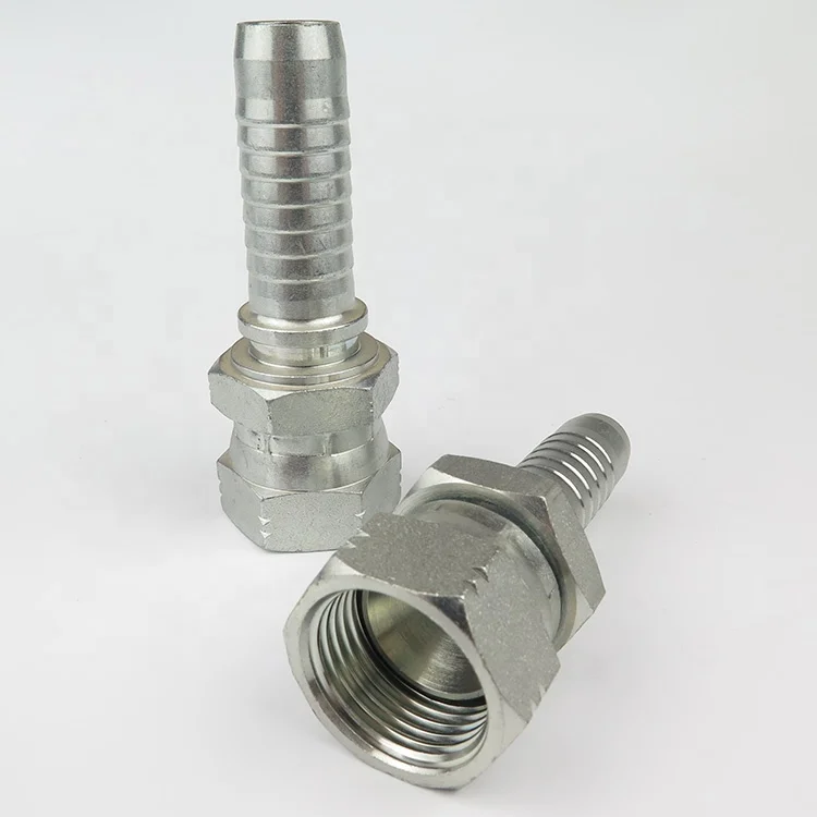 26711 Steel Wire Tubing Crimping Joint Jic 74 Diagonal Hard Seal End Joint Pipe Assembly