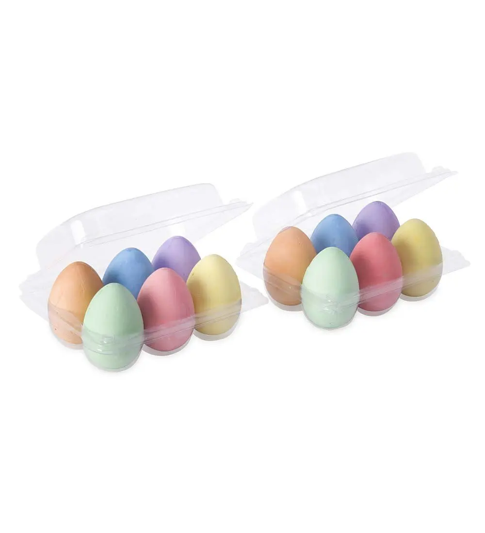 Dustless school jumbo  outdoor games play black board washable dust-free eggs sidewalk chalk