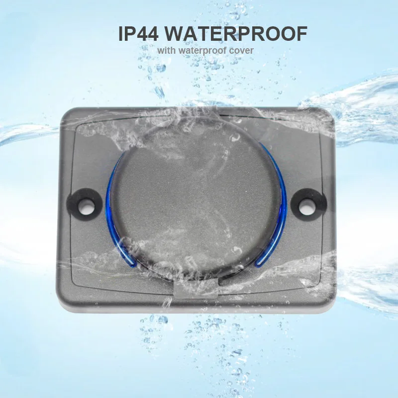 12V Panel Mount Dual 3.1A Seat Dual USB Charging Port Detachable USB Charger