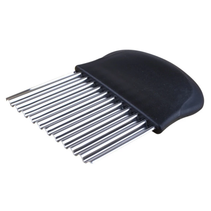 
Sharp Wavy Cutter French Fries Cutter Stainless Steel For Potato Chips Making Peeler 