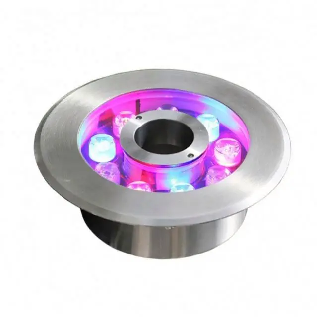 
12V 18W Small Size Waterproof IP68 Stainless Steel Under water Light LED Fountain Light For Fountains 
