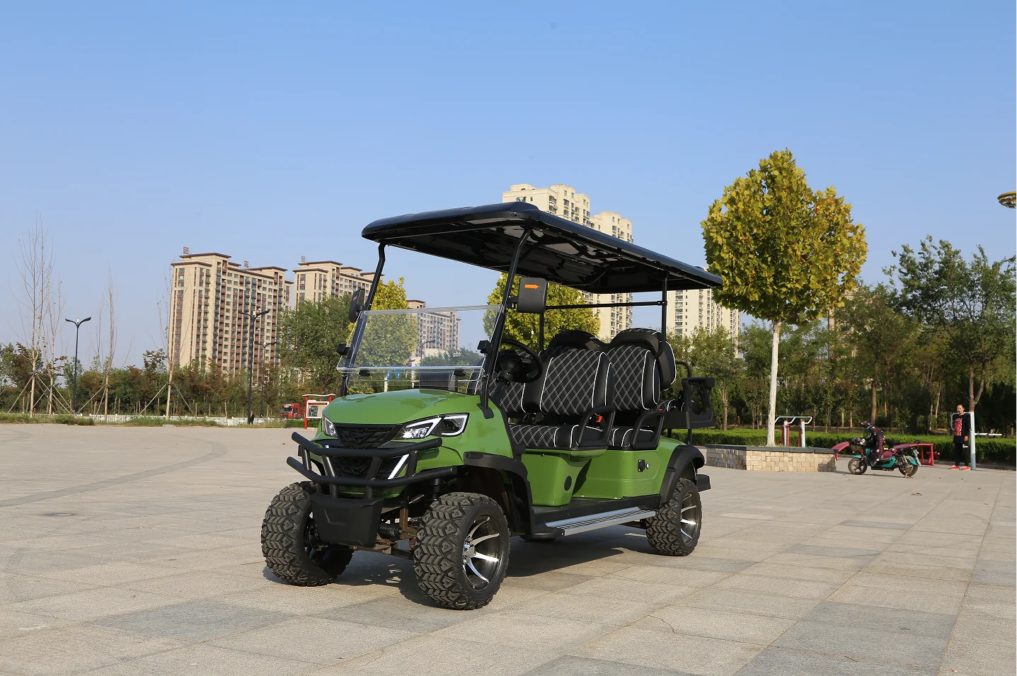 WELIFTRICH 4+2 6 Passenger oof road Hunting Car with powerful 5kw 72v System Electric Golf Cart