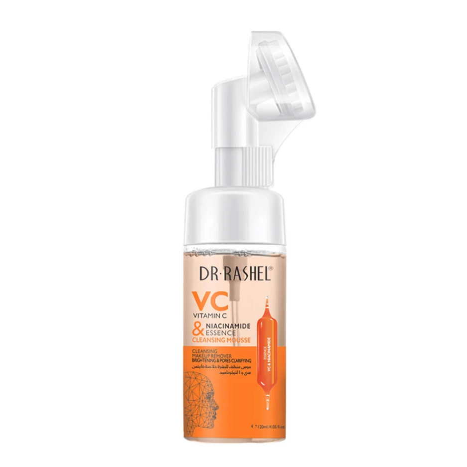 New Arrival Vc Niacinamide Essence Facial Cleansing Bubble Cleanser Makeup Remover Mousse