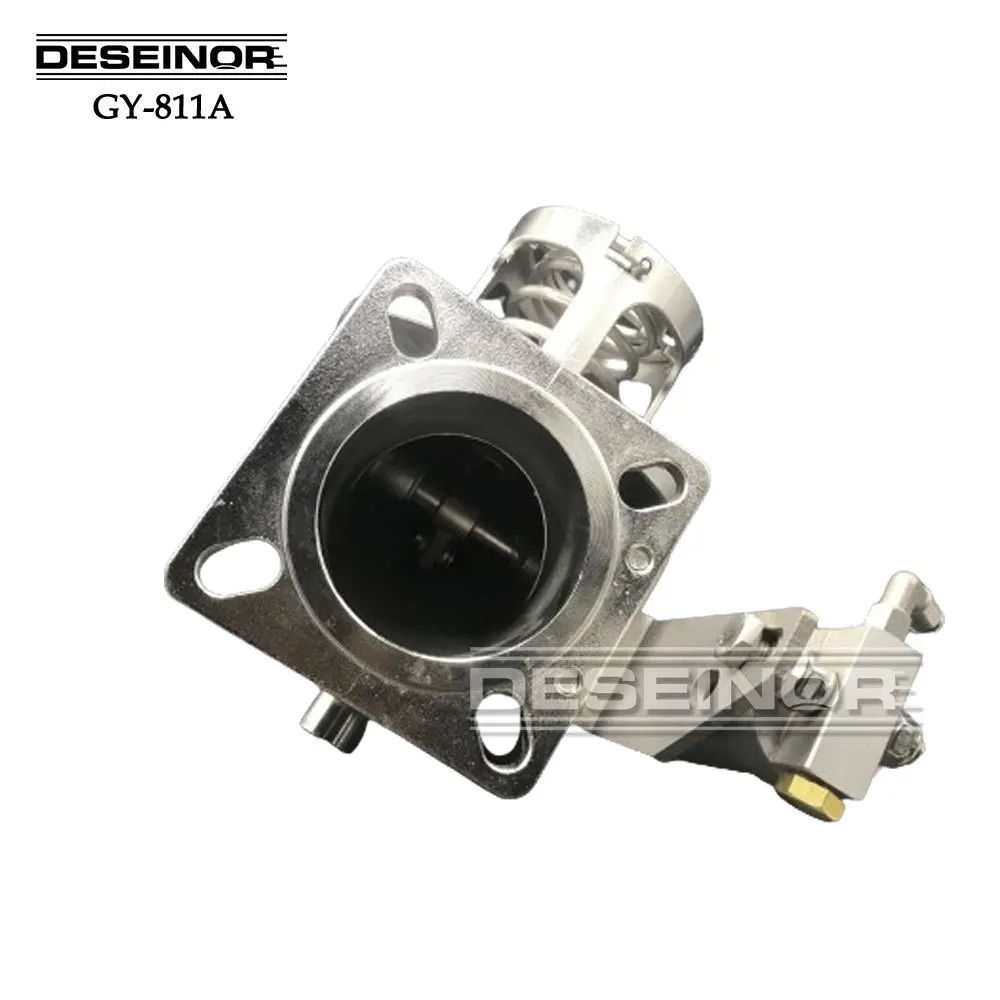 Tank truck External thermal insulation  stainless steel emergency shut-off valve