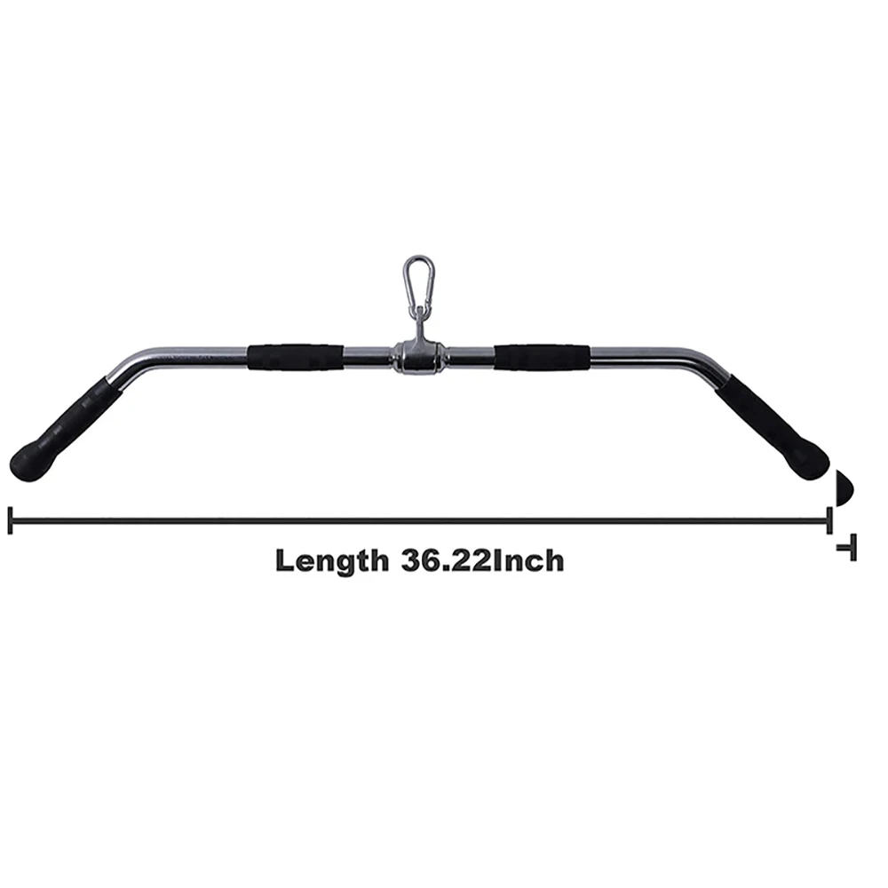 steel pull rubber grip rope down bar workout bar home weight pulley system gym muscle strength fitness training body exercises