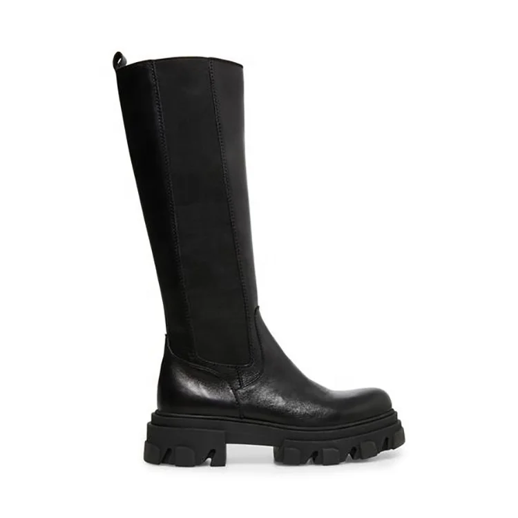 New custom fashion design ladies platform winter boots luxury lady shoes