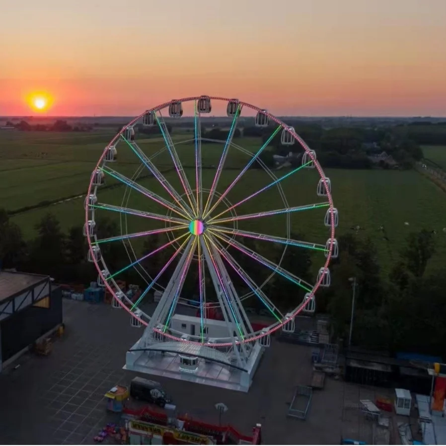 Customized size Large Big 24 10 Seats 108 42 30 21 15 Meters Height 120m 100m 88m 80m 65m 50m 42m 39m 38m 30m 20m Ferris Wheel