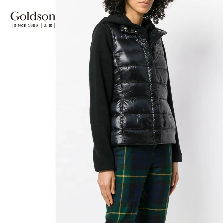 Trendy Style Light Weight Slim Outdoor Women Down Vest For Spring