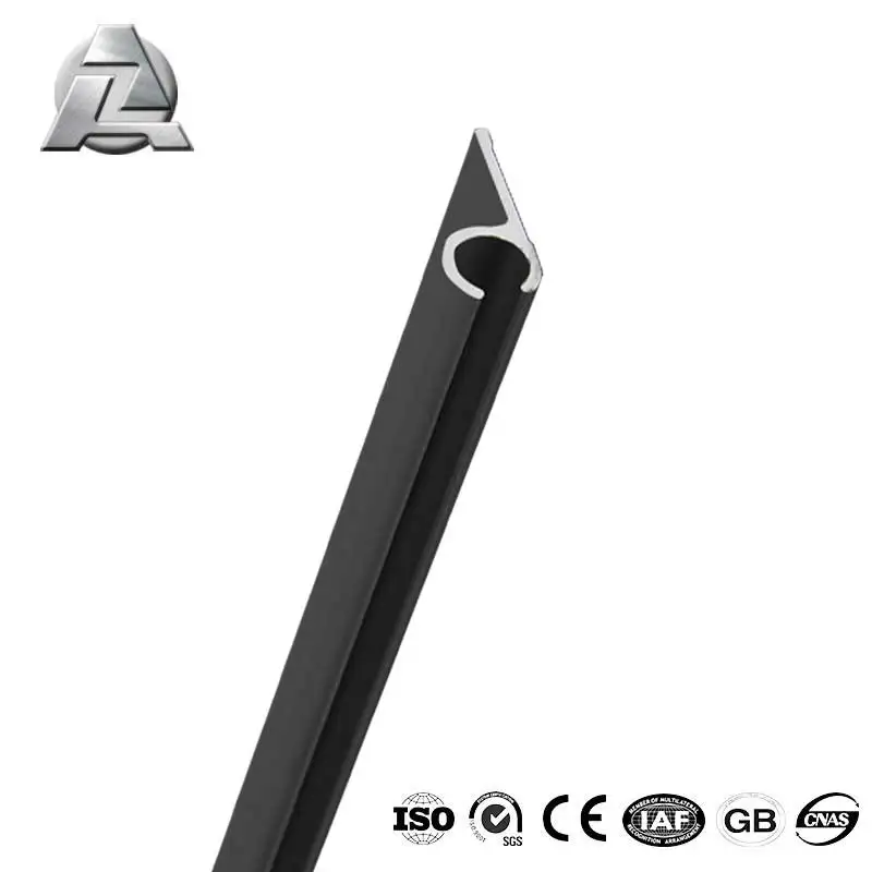 ZJD-KS107 один keder рельсы рельсовая тележка из алюминиевого сплава keder профиль штранг-прессования для тентов