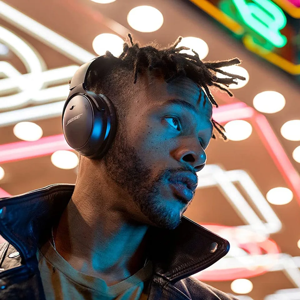 Bose QuietComfort 45 Bluetooth Wireless Noise Cancelling Headphones Bass Headset Earphone With Mic Voice Assistant QC45