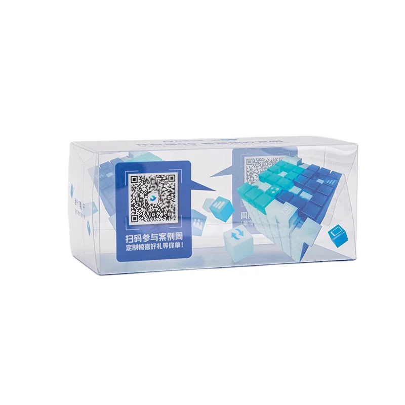 customized  size  transparent PVC  PET plastic  packaging box Printed Transparent Plastic Box Packaging