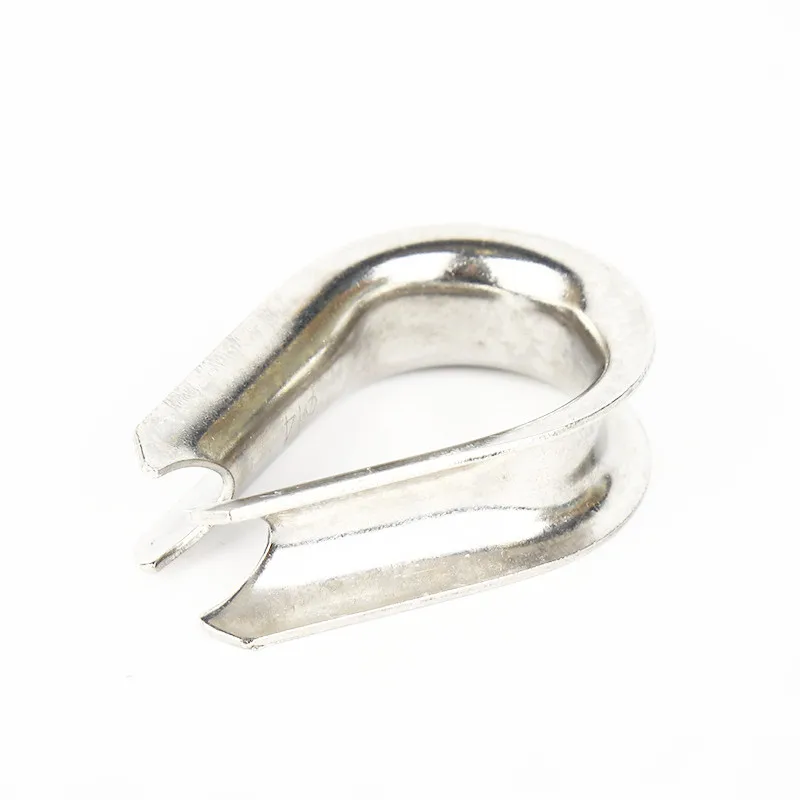 Factory Standard Duty Wire Rope Thimble Stainless Steel Thimbles for