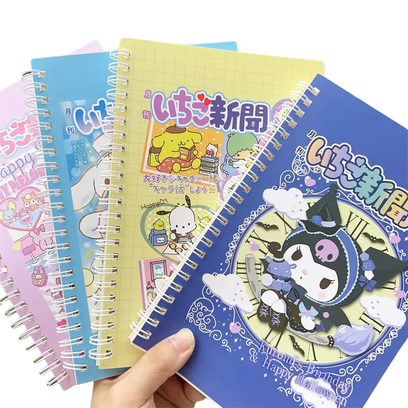 Милая мелодия Kuromi аксессуары Школьные принадлежности блокнот Kawaii Канцелярские товары записки Мелодия блокноты канцелярские