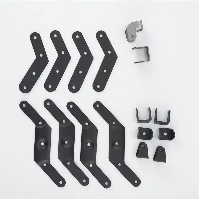 Outdoor Egg Roll Table Accessories Portable Car Folding Hinge Camping Table Aluminum Alloy Portable Bed Connector Wholesale