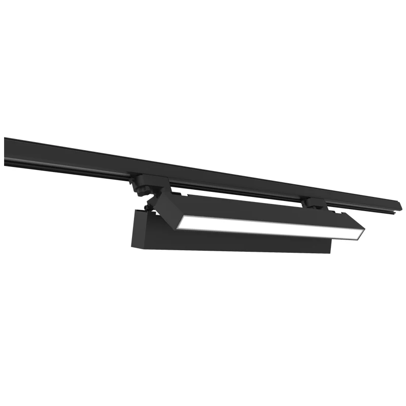 Pure Aluminum 60W duo LED linear track light CE ROHS certified 5 years warranty