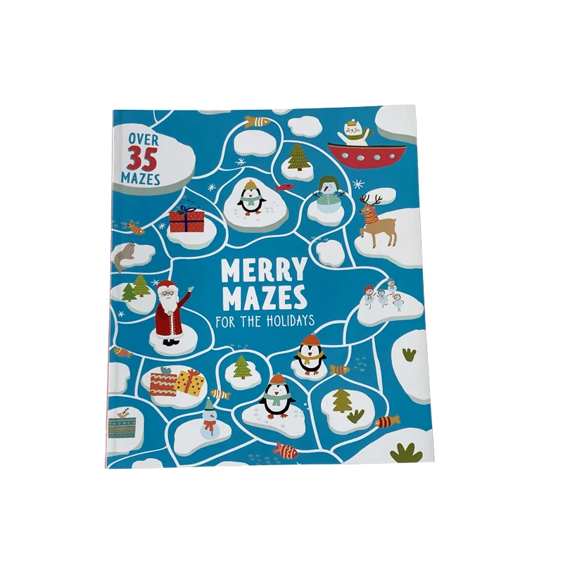 Пользовательский мягкий чехол детская картина Мягкая обложка книга печать