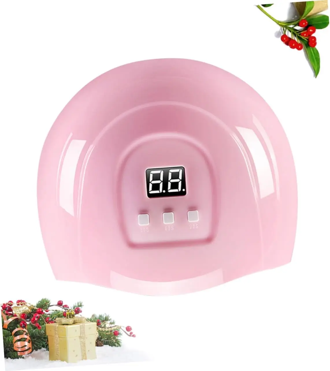 Pink LED Nail Dryer Lamp for Nail Polish Gel Polish Curing Electric Manicure Light Nail Art Dryer Light