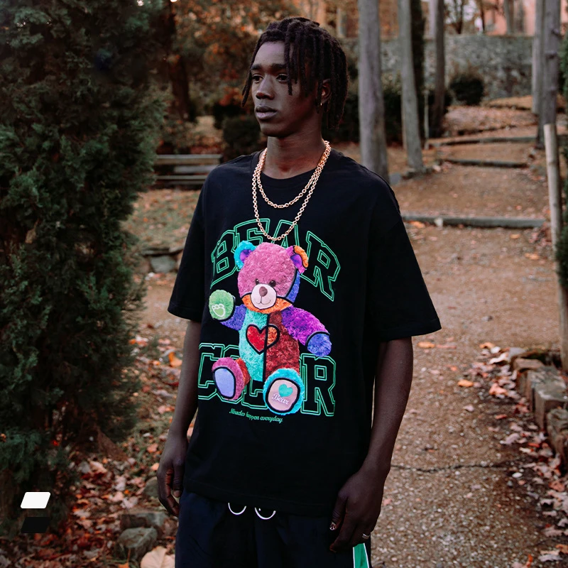 Лидер продаж летняя новая популярная футболка с рисунком мужские футболки в стиле Хай-стрит панк для мужчин