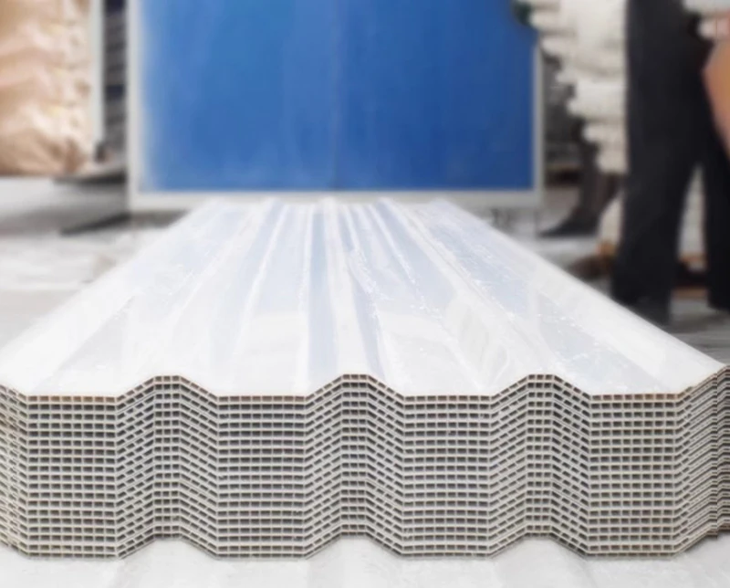 Factory Direct Wholesale Cheap Anti Corrosion Insulation PVC Hollow Roof Sheet
