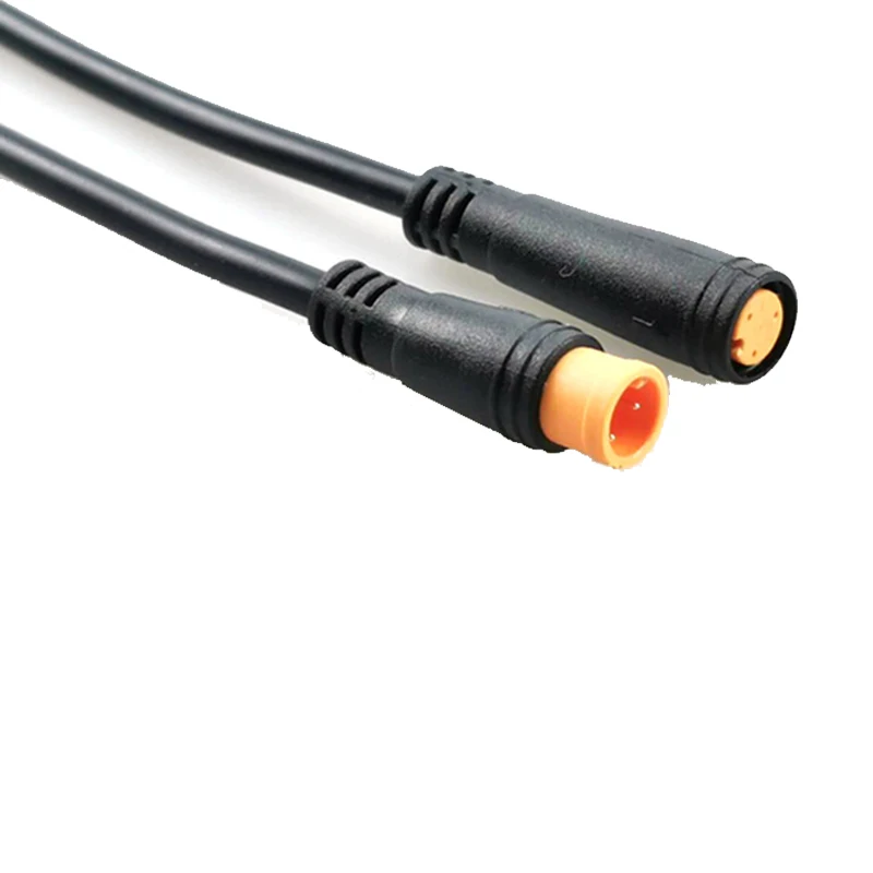 Ebike Parts Accessories E-Bike Male or Female Wire Harness 2 3 4 5 6 Pin M6 M8 IP65 Waterproof Connector