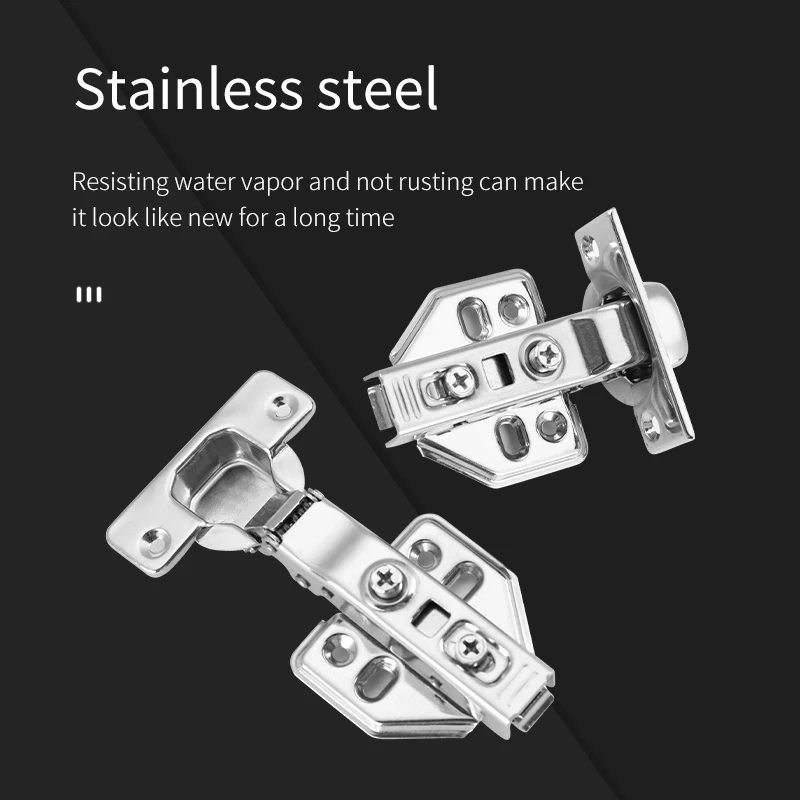 Furniture Accessories Auto Close Hydraulic Soft Close Stainless Steel Hinges Cabinet Door