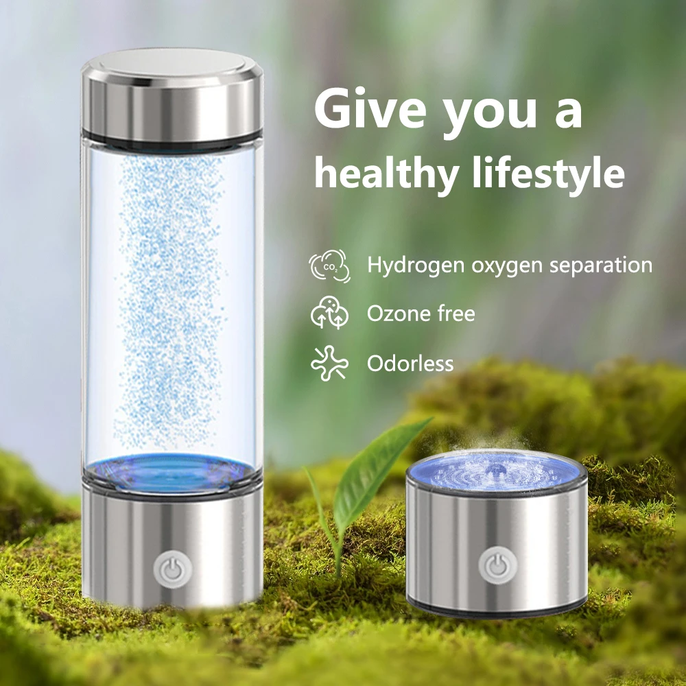 Custom New Gifts Dismountable Rechargeable Hydrogen Water Generator Innovative Multifunction Pem Spe Hydrogen Water Bottle