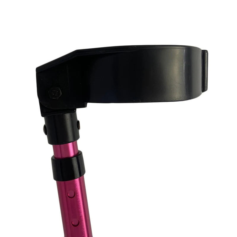 Aluminum Alloy Foldable Trekking Poles 4 Section Ultralight Hiking Walking Stick Antiskid Cane Camping Accessories