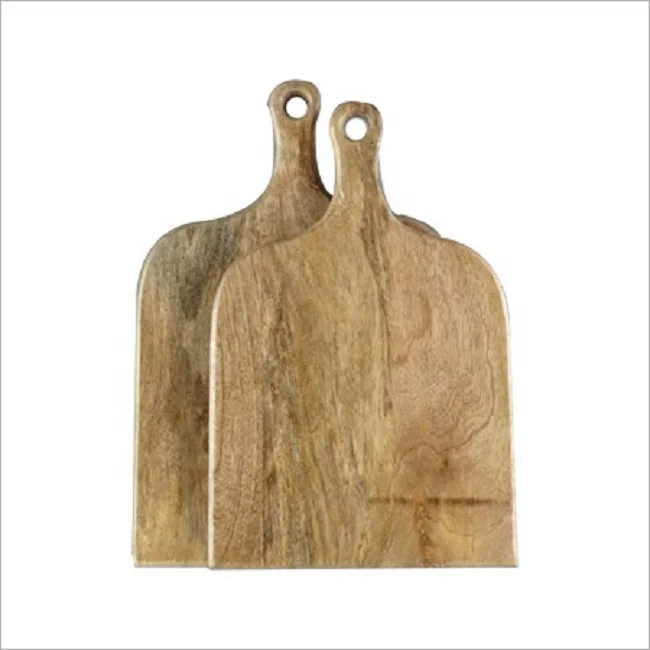
Excellent Natural Handmade Wooden Cutting Board Rectangular Round Serving Board 