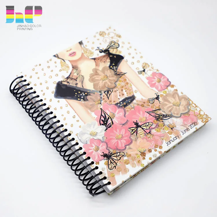 Customized Beautiful Landscape Picture Hardcover Wide-application Agenda YO Spiral Notebook Color Printing