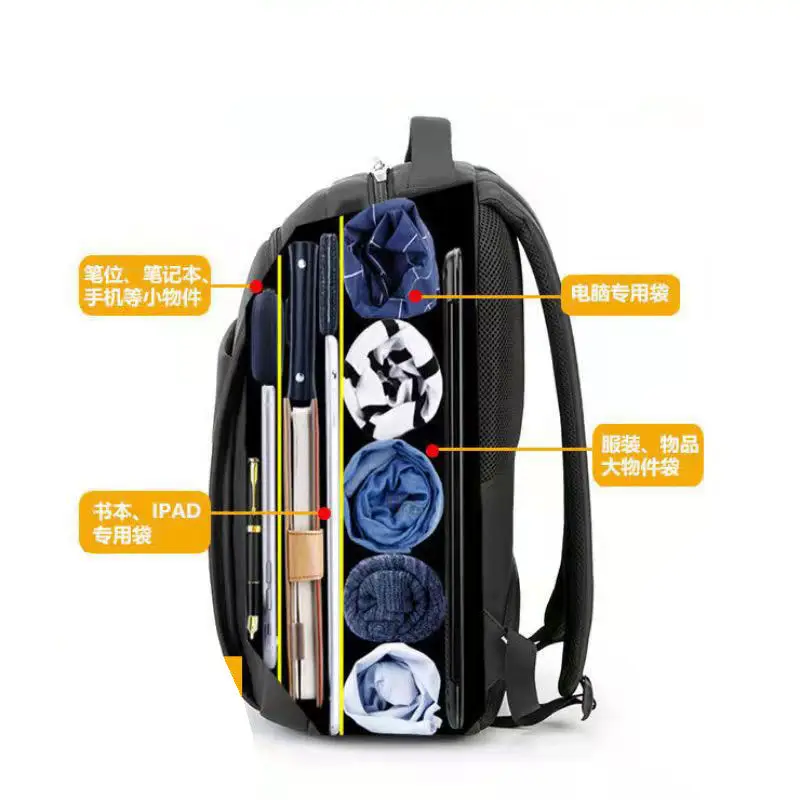 Best Selling college luxury student waterproof business mens computer usb school backbags back pack bag laptop backpack