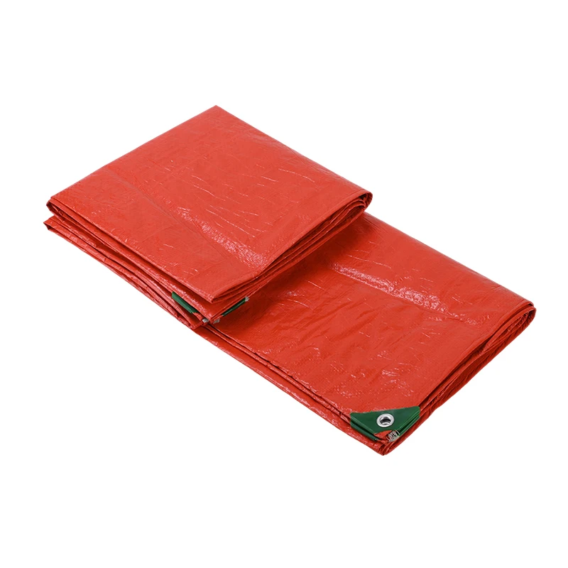 Polyethylene Plastic PE fabric Laminated Blue Orange Tarpaulin waterproof for tent and covers