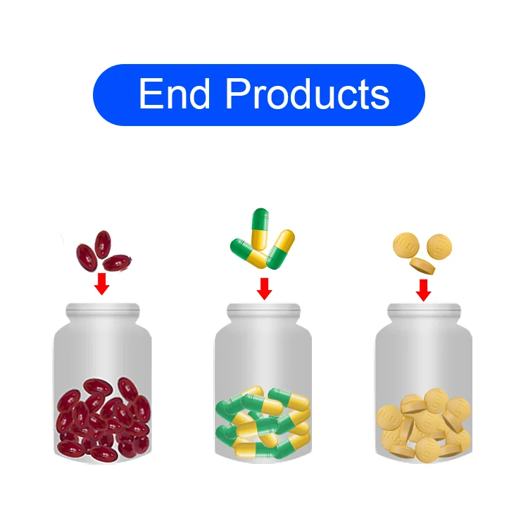 Fully Automatic Plc Capsules Counting Machine For Plastic Bottle Fillercapsuls