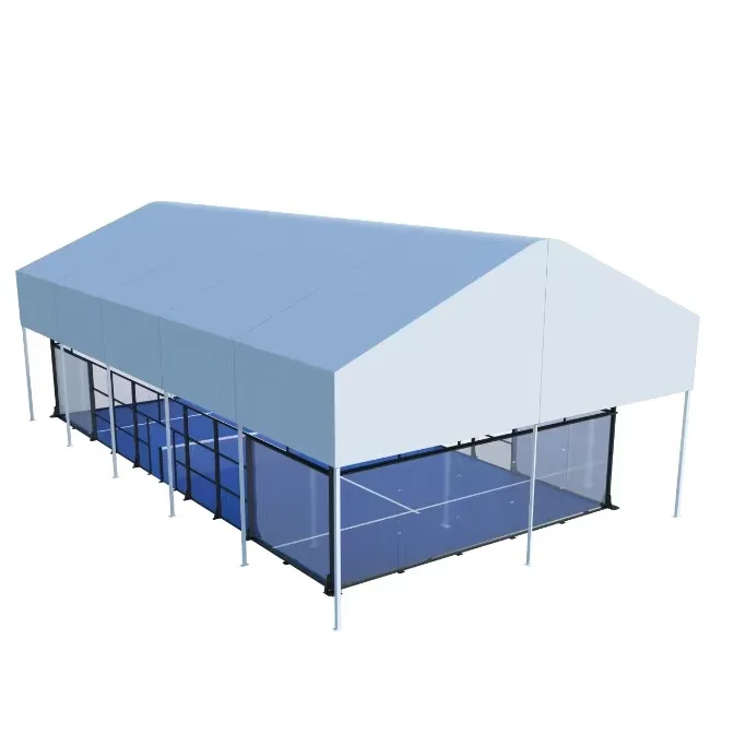 Portable Indoor Panoramic Paddle Tennis Court Steel Material Basketball Tennis Fence Netting Outdoor Direct Sale Supplier