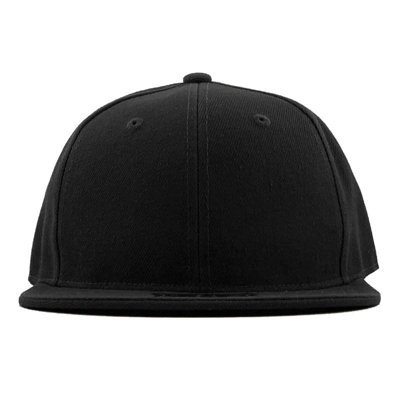 closed back embroidery blank flat brim custom flex snapback fitted hats for men