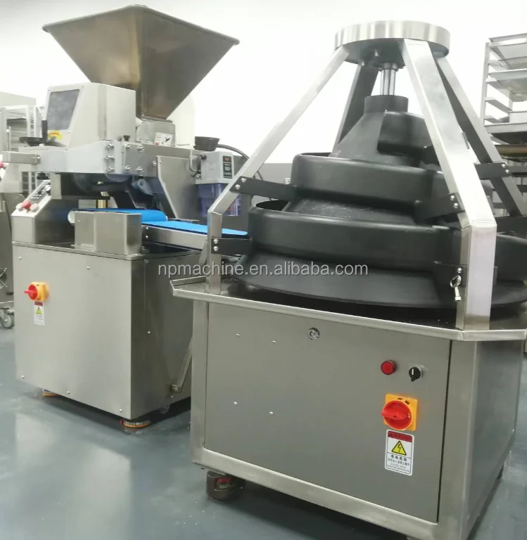 continuous bread dough dividing machine volumetric dough cutter dividers rounder machine round dough divider and rounder machine